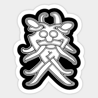 Viking Mask Sticker